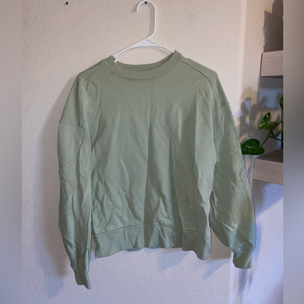 Everlane Sage green sweater
